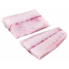 Frozen Seabass Fish Fillet 200/300 Skin Less Naqua 1 x 10kg