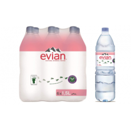 Still Water Sunrise Large Evian 6x1.5 ltr