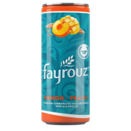 Carbonated Malt Non-Alcoholic Beverage Mango Can Fayrouz  24x250 ml