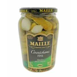 Pickles Cornichons Fins Jar Maille 12x550g