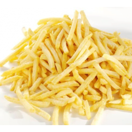 Shoestring Fries 7X7 Skin On Ex.Crunchy Crrrockn 4x2.5kg