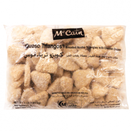 Chedder Cheese Nacho Queso Triangle Breaded Mccain 2 x 4 lb