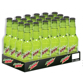 Soft Drink Glass Bottle Dew 24x250ml