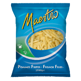 Frozen French Fries 7mm Maestro 4x2.5kg