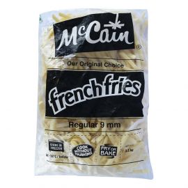 Frozen French Fries Mccain Fries Skin Off 9mm 5x2.5kg