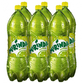 Soft Drink PET Bottle Citrus Mirinda 6x2.25ltr