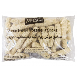 Frozen Italian Breaded Mozzarella Sticks McCain 6x1kg