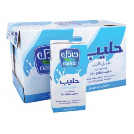 Full Fat Milk Nadec 12x1ltr