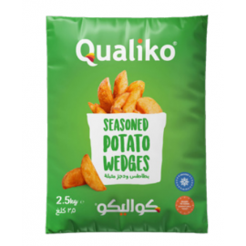 Frozen Seasoned Potato Wedges Qualiko 4x2.5kg