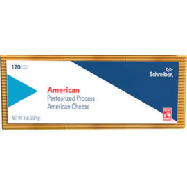 Chilled Pasteurized American Cheese Slice Schreiber (120 Slices) 4x2.27kg