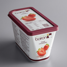 Fruit Puree Strawberry Les Vergers Boiron 6x1Kg